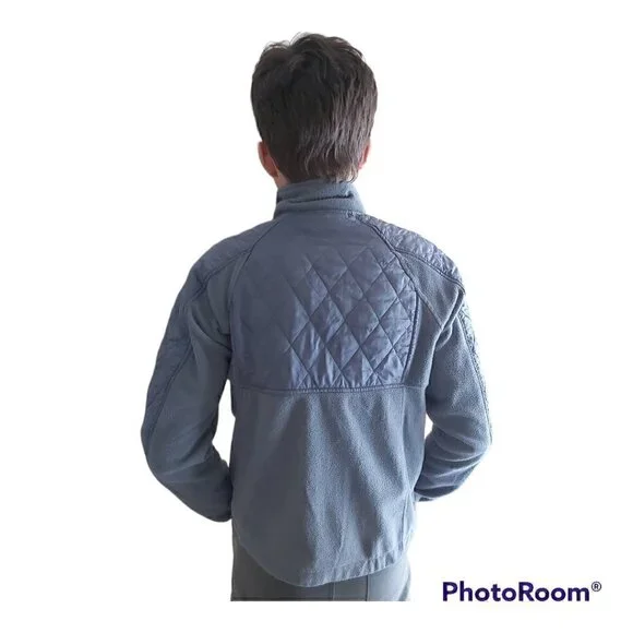 Boys Spring Fall Jacket Grey Free Country - Picture 2 of 10